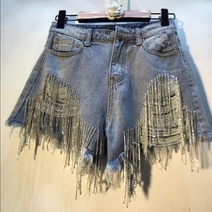 Tassel Diamond Shorts